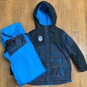 Zero Exposure 2-piece snow suit.